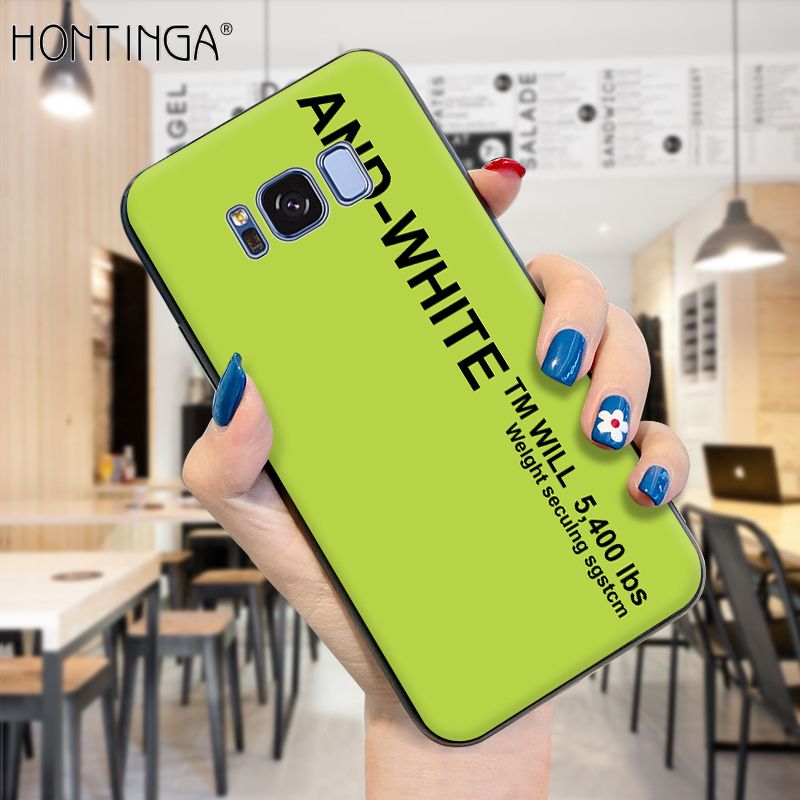 Hontinga for Samsung S8 Plus Case Simple Generous Clean Color Girls Boys Cases Shockproof Soft Silicone TPU Phone Cover