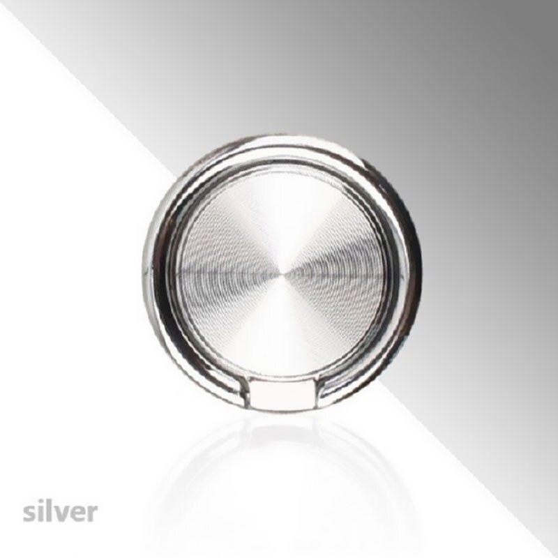 Phone Ring Holder Multi-Angle Rotatable Bracket Tabletop Stand Use with Magnetic Phone Holder in Car Universal CD Pattern