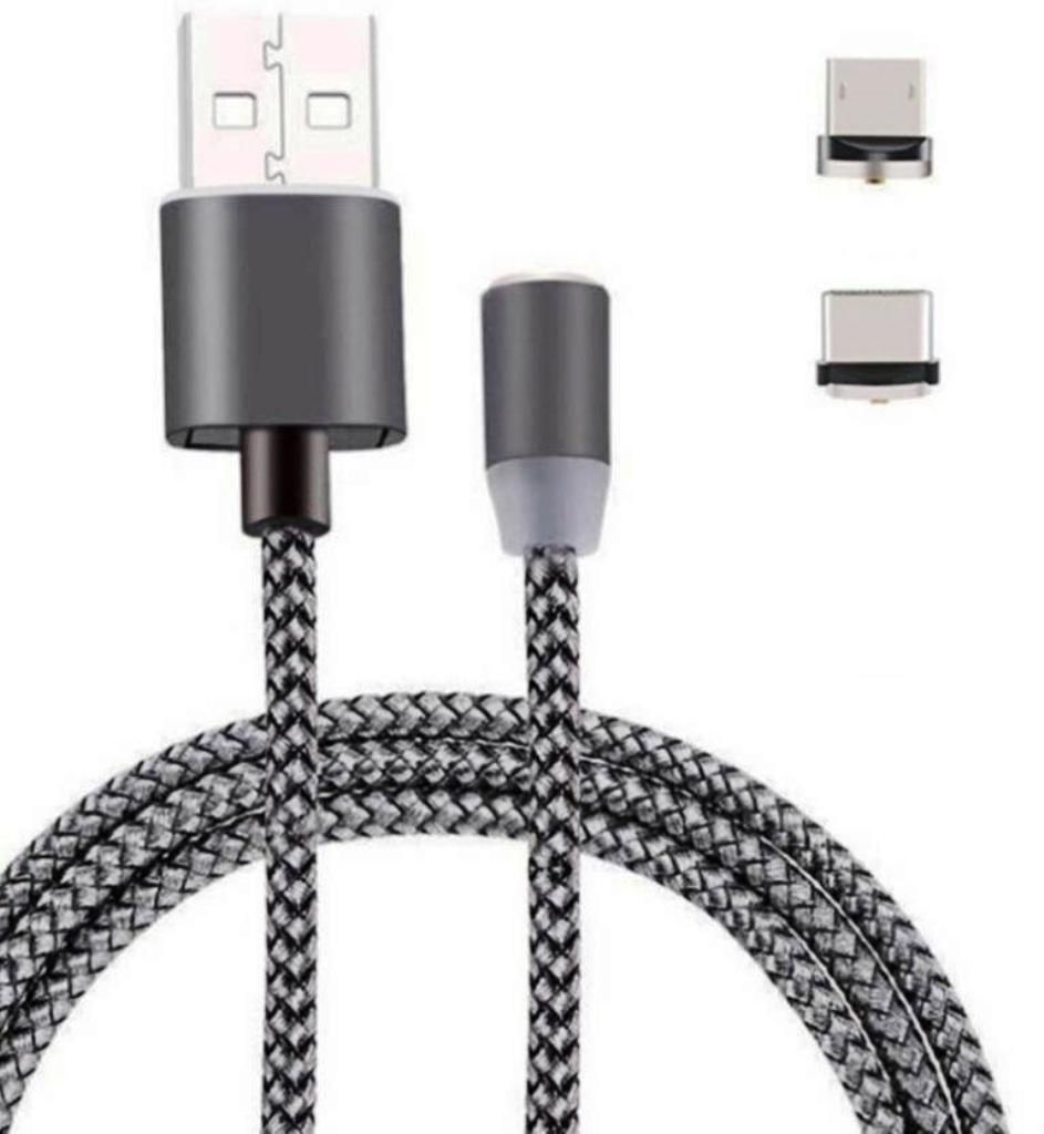 X-Cable Metal Magnetic Cable Fast Charging Micro USB Cable Type C Magnet Charger iPhone Ass Color