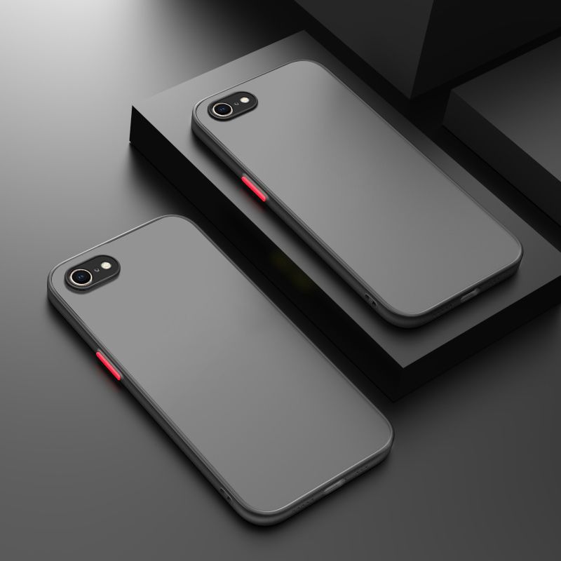 For iPhone SE 2022 Back Cover [Camera Lens Protection] Luxury Translucent Matte Protective Case Soft Silicone Bumper Shockproof Mobile Phone Cases