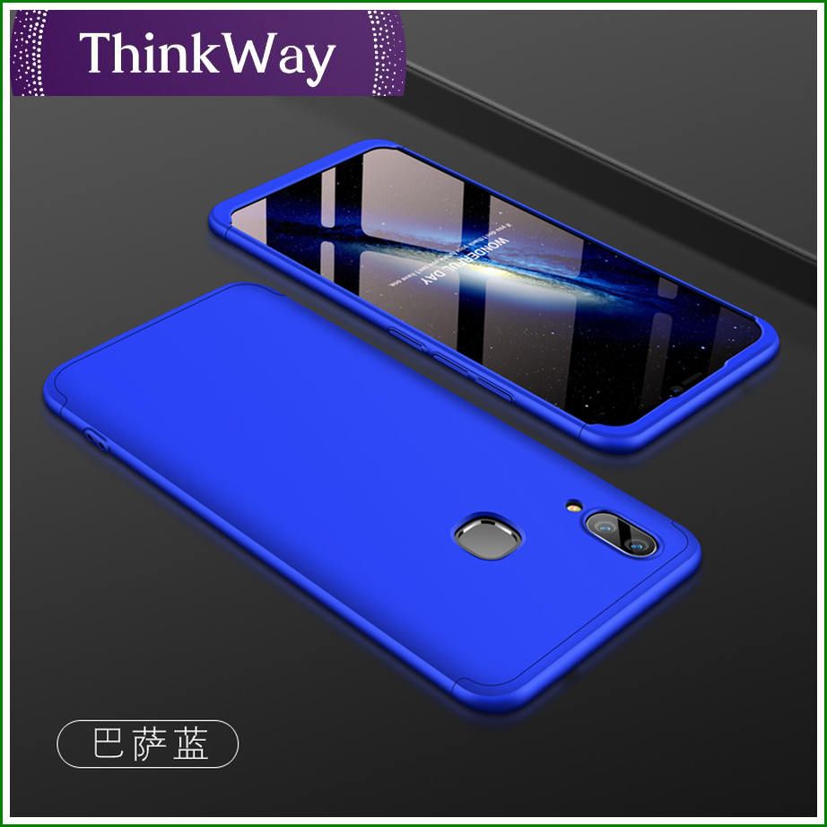 Total Protection 3 in 1 Ultra Thin Hard Plastic Phone Case Cover For VIVO iQOO Z1X & VIVO Y20/Y20i/Y20A/Y20G