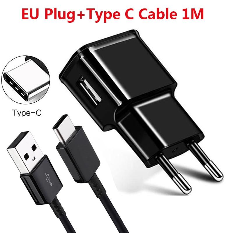1M Type C Fast Charging USB Charger Cable For Samsung Galaxy S10 S9 S8 PLUS Note 9 8 A5 A7 2017 A9 A8 Star Phone Charger