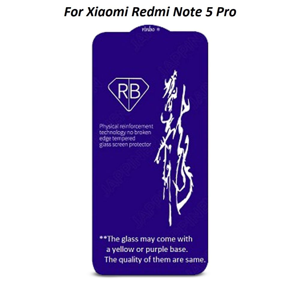 For Xiaomi Redmi Note 5 Pro Rinbo Full Tempered Glass Screen Protector