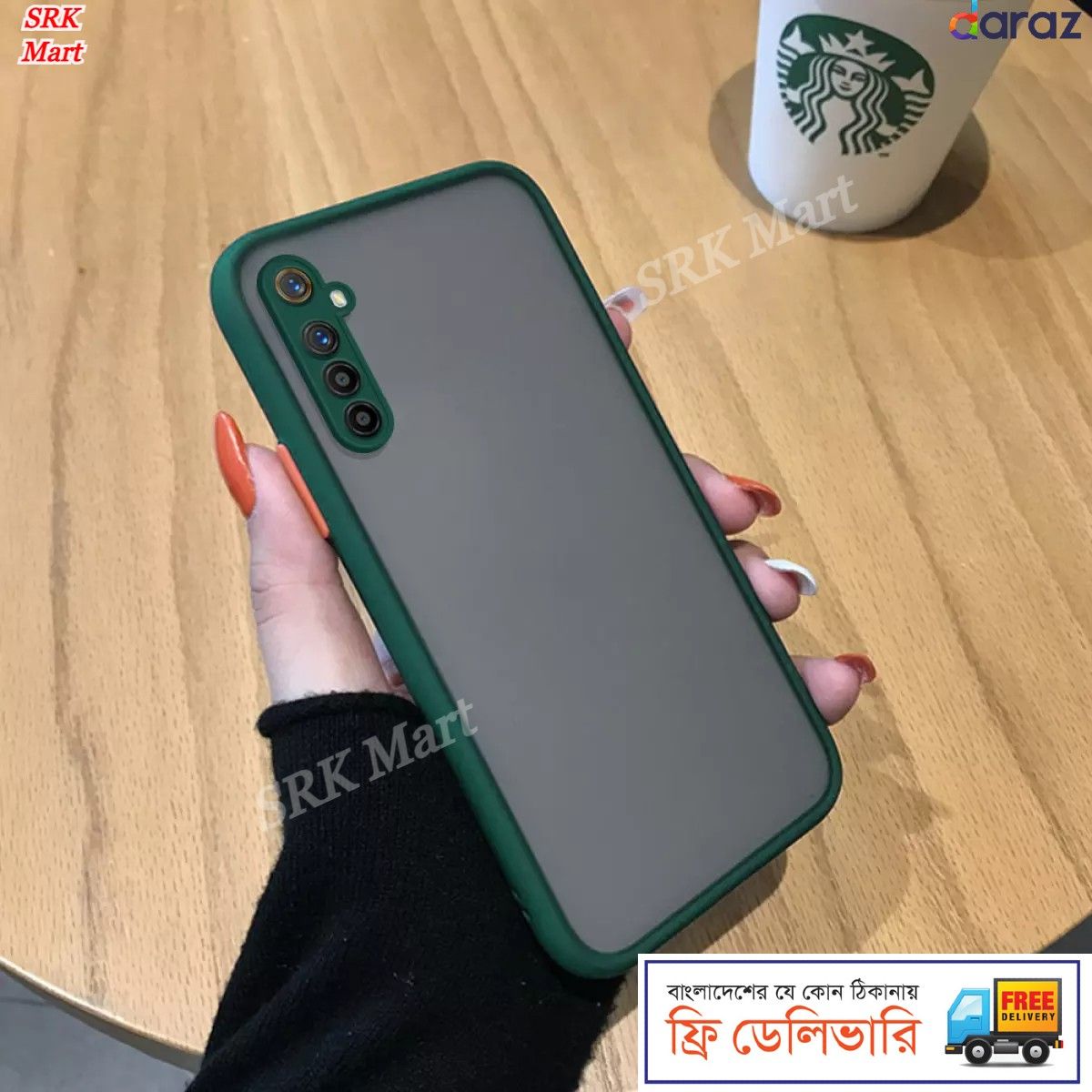 Realme X2 / Realme XT / Realme XT 730G - k SRK Mart Bumper cover Frosted Shockproof Protection Casing Hard Phone Case Matte Back Cover