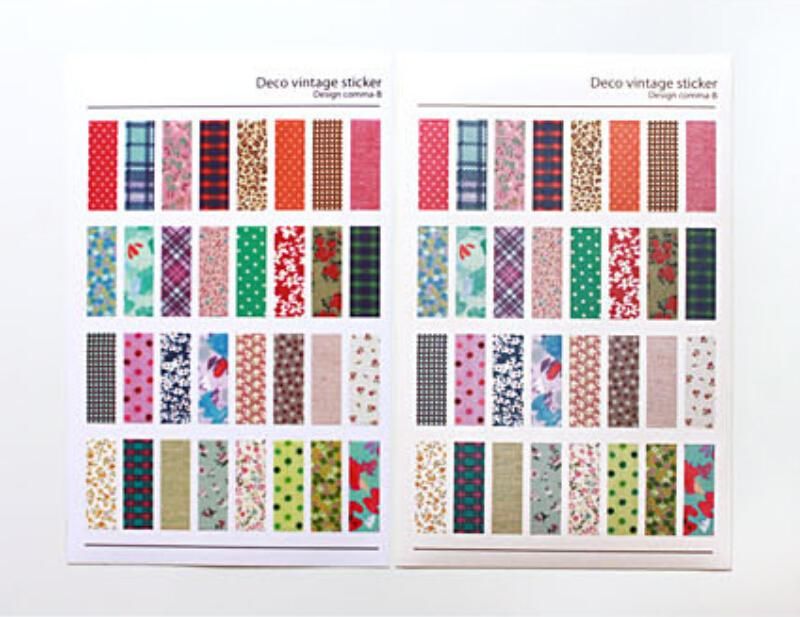Decor Laptop Skin Floral Plaid Print Stickers JETTING New Wholesale PC Mobile Phone Stickers 6 Pcs/lot