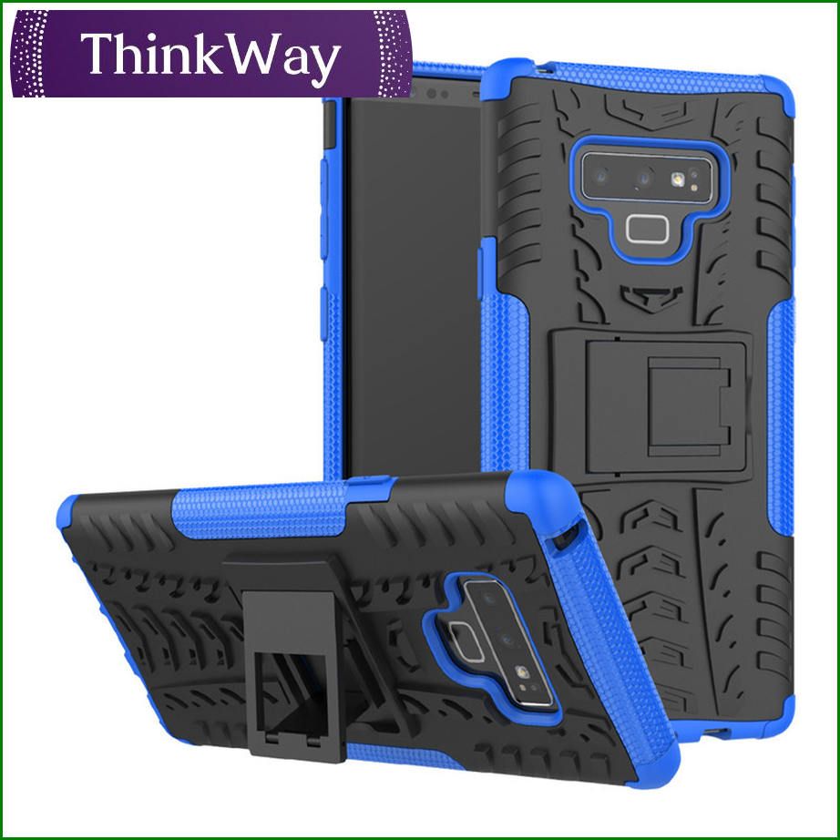 Shockproof Bumper Defender Cover, Kickstand Hybrid Desk Stand Back Case Cover For Samsung A2 Core & Samsung A60/M40