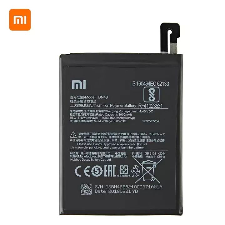 BN48 Mobile Battery for Xiaomi Redmi Note 6 Pro