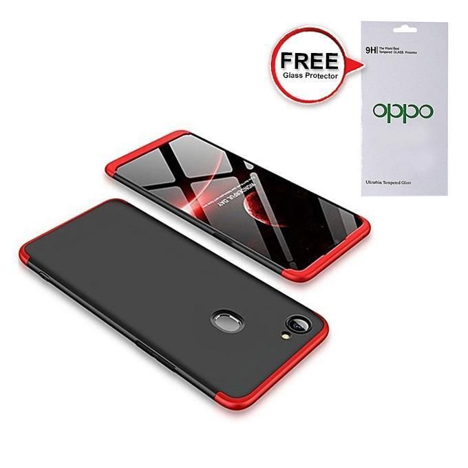 GKK Oppo F7 360 Degree Phone Case with Free Glass Protector