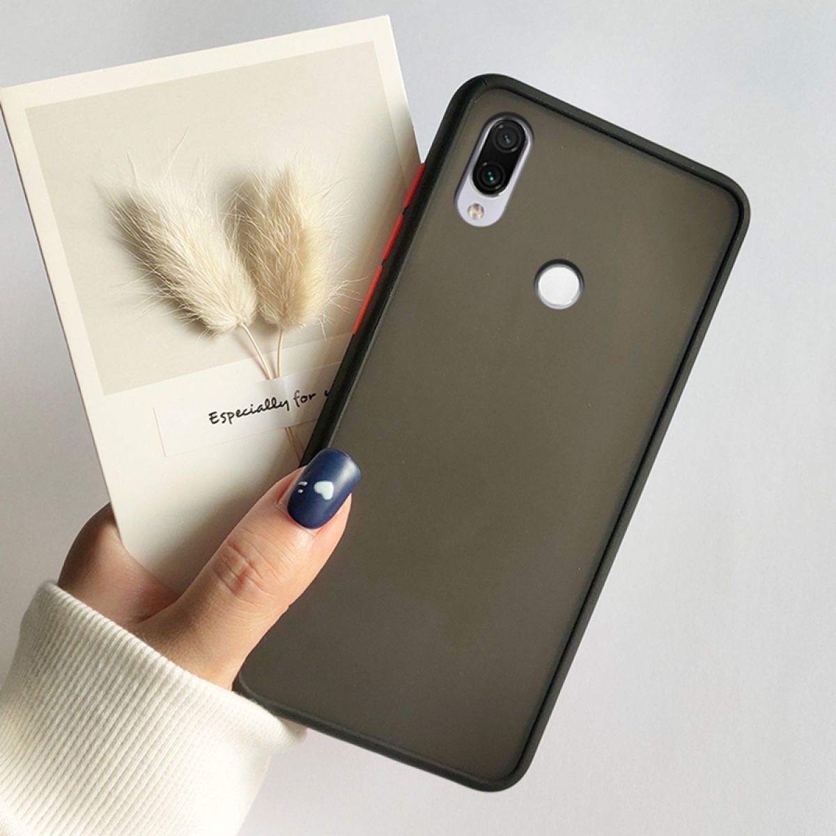 Matte Shockproof Back Cover for Xiaomi Redmi Note 6 Pro / Note 6