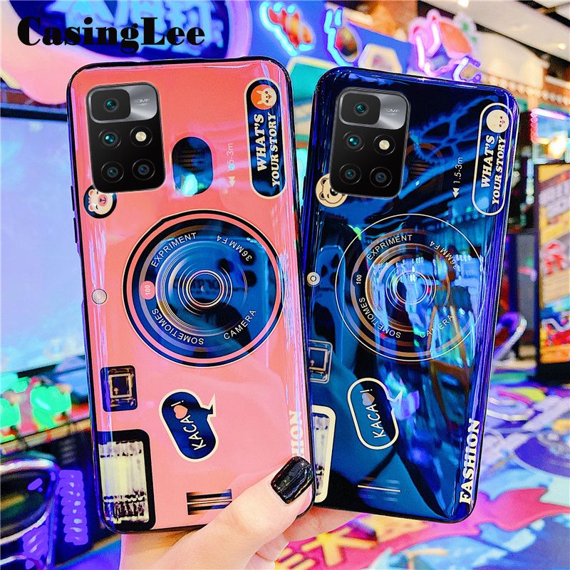 CasingLee For Redmi Note 11S Case Shockproof Blu-ray Cute Camera Cartoon Design Silicone back Cover For Redmi Note 11S Phone Cases For girls and Boys