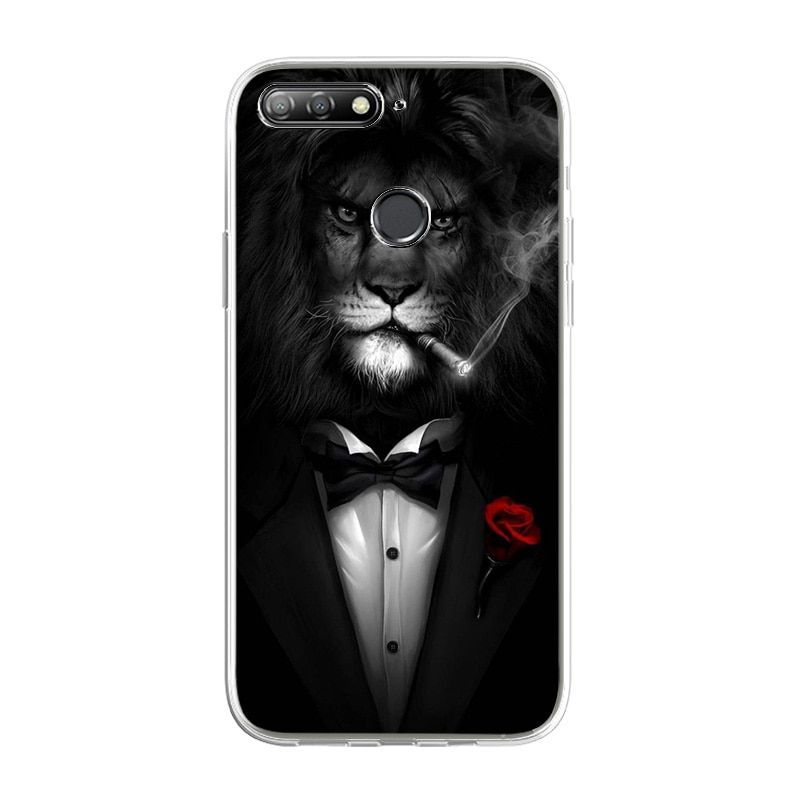 Painted Case For Huawei Honor 7A Pro Cases Silicon Bumper On Honor 7C AUM-L41 7A Rus 7C Pro 10X Lite 9A 8A Soft TPU Phone Funda