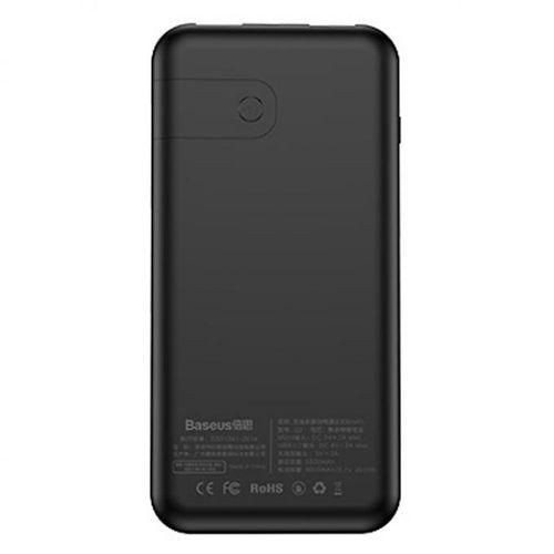 8000mAh Wireless Charger Power Bank - Black