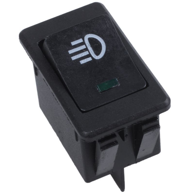 12V 35A  Car Boat Fog Light LED Rocker Switch on-off Dash Dashboard Green