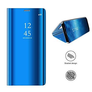 Samsung galaxy a21s এর ক্লিয়ার ভিউ মিরর লেদার স্ট্যান্ডিং গ্লাস ফ্লিপ কভার