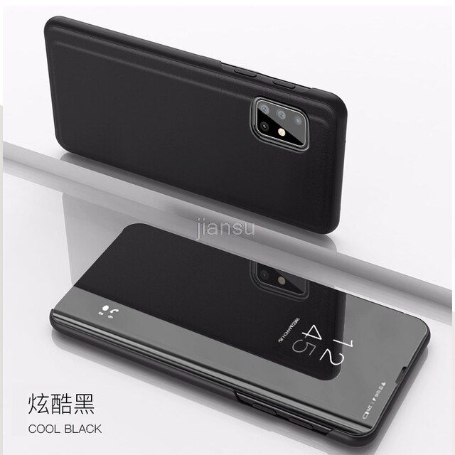 Smart Mirror Flip Phone Case For Huawei P40 P20 P30 Lite Pro Y7 Y6 Y9 P Smart 2019 Mate 40 30 Honor 20 10 8A 8X 10i 9X Cover