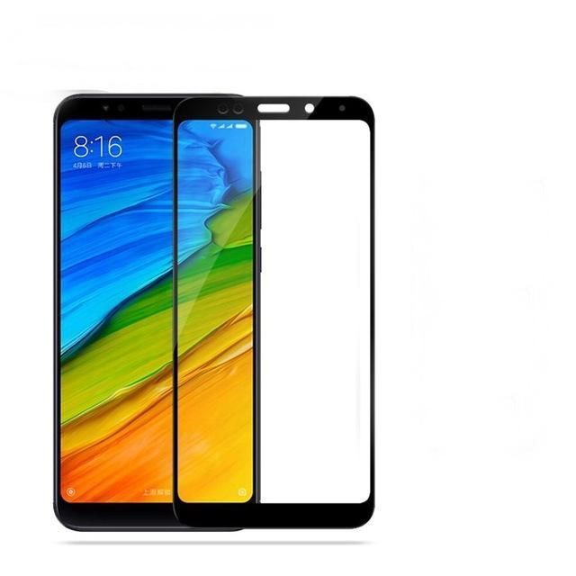 5D Full Coverage Tempered Glass Screen Protector Film for Redmi 5 Plus