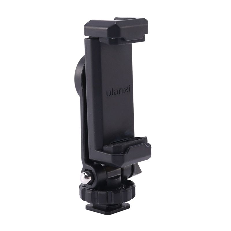 Ulanzi ST-06 Vertical Takephotos Phone Mount Holder on Camera Adjustable Mount with Cold Shoe Magic Arm for LED Light Microphone