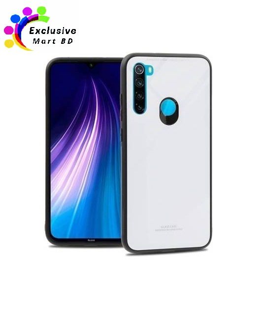For Xiaomi Redmi Note 8 Luxurious Toughened Shockproof Back Glass Case Cover
