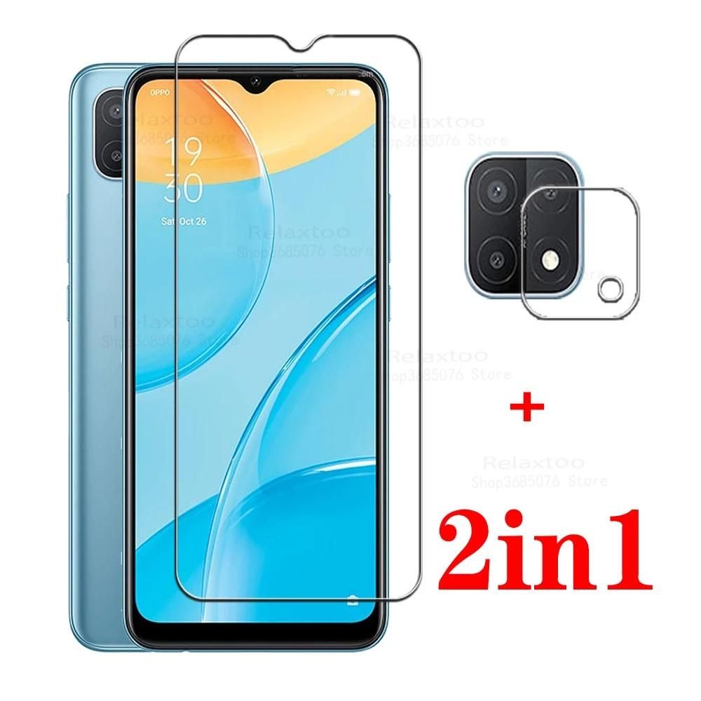 2 In1 Tempered Glass And Camera Glass Protective Glass For Oppo A35
