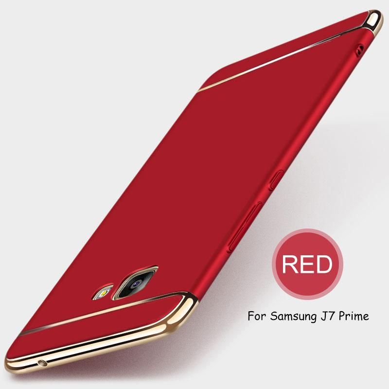For Samsung J7 prime Case Luxury 3 In 1 Case Ultra Slim Hard Cover Phone Casing