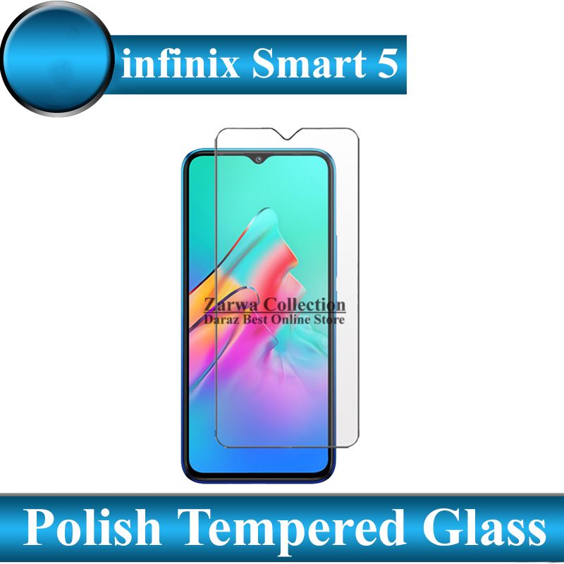 For Infinix_Smart 5 (6.6 Inch) Full Glue Screen Cover Tempered Glass