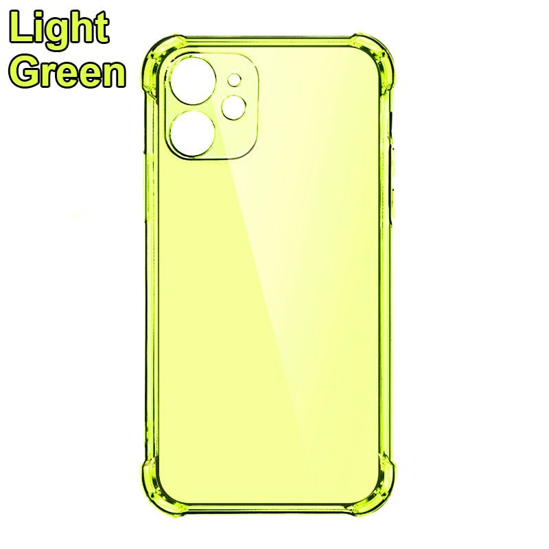 Thick Shockproof Silicone Phone Case For iPhone 13 12 11 Pro Xs Max X Xr lens Protection Case on iPhone 7 8 Plus Case Back Cover