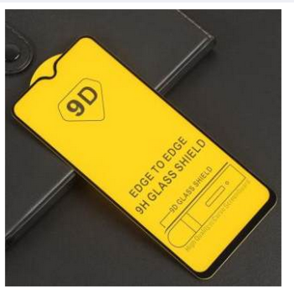 For Xiaomi Redmi 8Redmi 8A Dual 6D/9D Full Cover Glass HD Clear Scratchproof Tempered Glass Screen Protector-Black