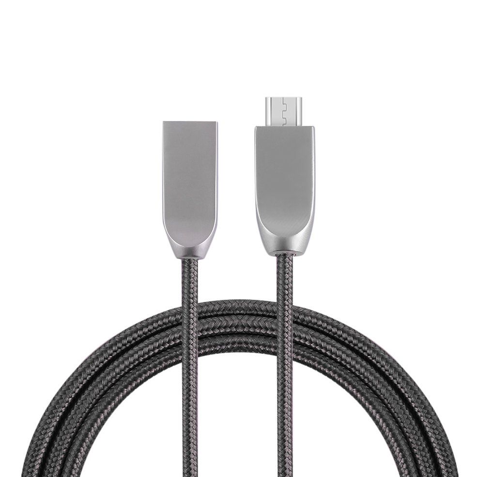 Zinc Alloy Nylon Data Cable Micro Braided Wire For Android For Various Phones