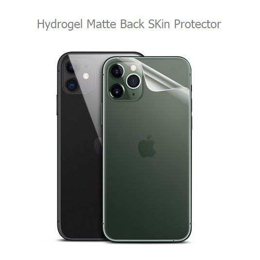 Back Side Protector Clear Poly For  iPhobe_12 Pro Max /  12 Pro /  12 /  11 / 11 Pro Max /  X / XR/  8/ 7
