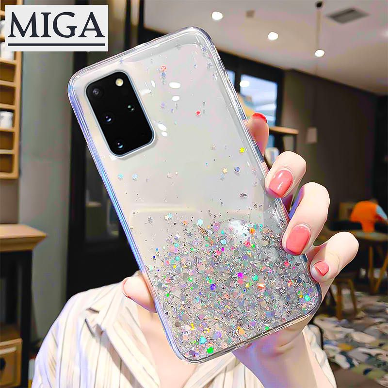 cute girls Phone Case For Samsung Galaxy A71 A51 A10 A50 A40 A70 A50S A70S A81 casing Bling Glitter Star Space Soft TPU Back Cover