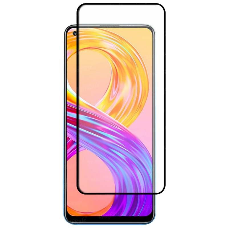 Realme 8 3d ফুল স্ক্রিন টেম্পার্ড গ্লাস স্ক্রিন প্রোটেক্টর