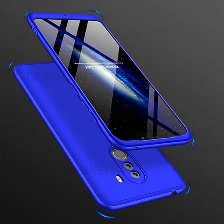 Xiaomi Poco F1 Original 360 Degree Gkk Back Cover - Blue