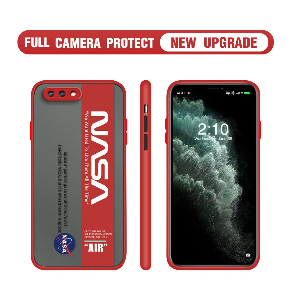 Hontinga for OPPO A3S A12E Realme C1 Case Astronaut Space Logo Cases Edge Frosted Transparent Phone Cover