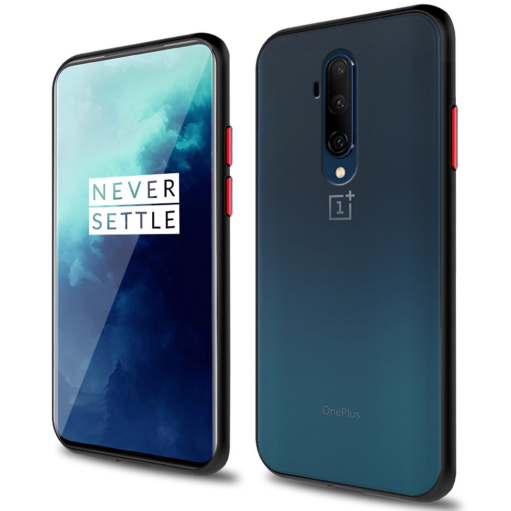 Shockproof Matte Transparent Case For OnePlus 7T Pro Phone Case Hard Silicone Bumper Cover