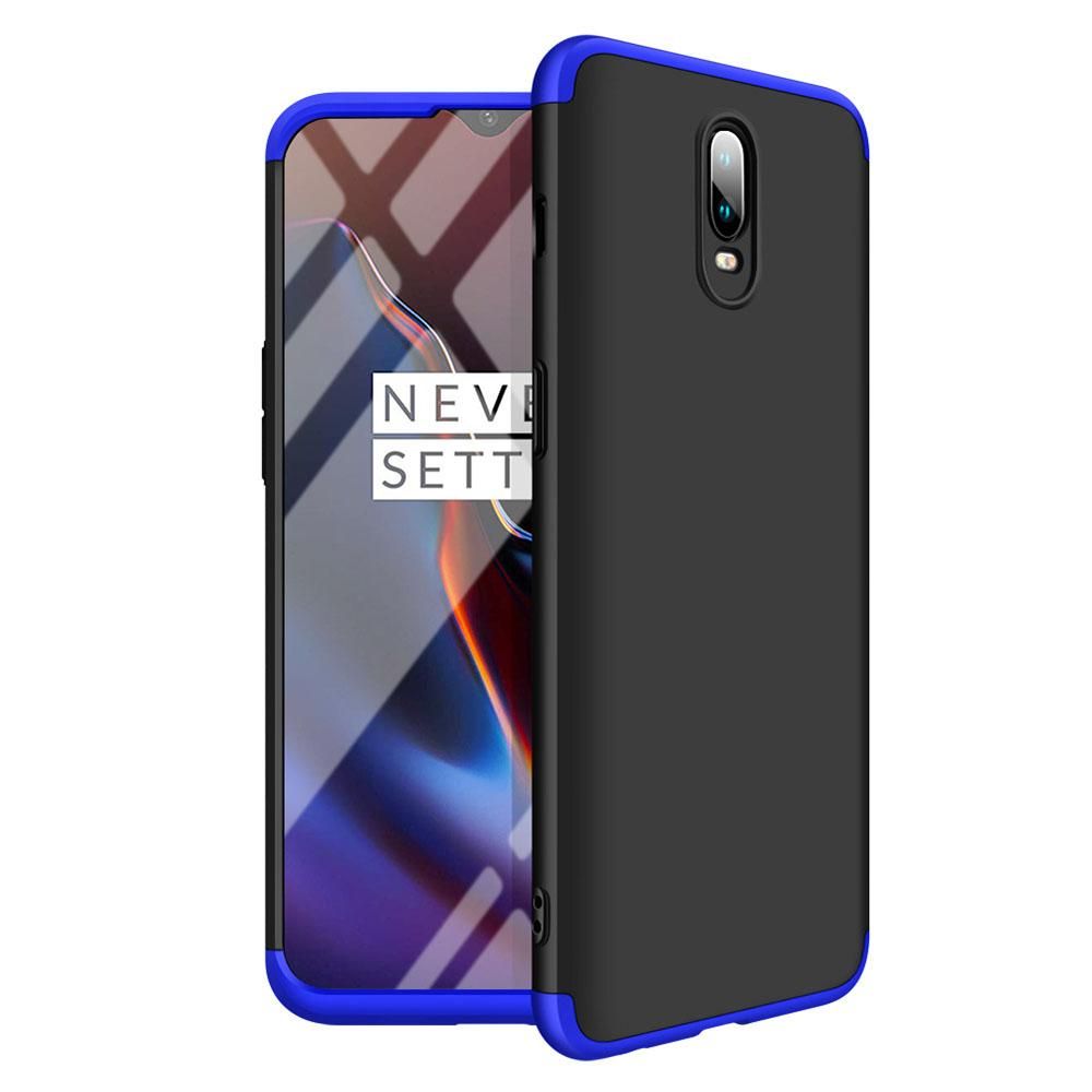 For OnePlus 6T 360° Full Body Coverage Protection Hard PC 3 in 1 Detachable Protective Case Cover