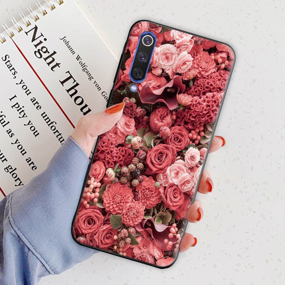 For Xiaomi Mi 9 Case Xiaomi Mi 9 SE Silicone Soft Phone Case For Xiaomi Mi9 Lite 9SE TPU Black Cover Bumper on Xiaomi Mi 9 Lite