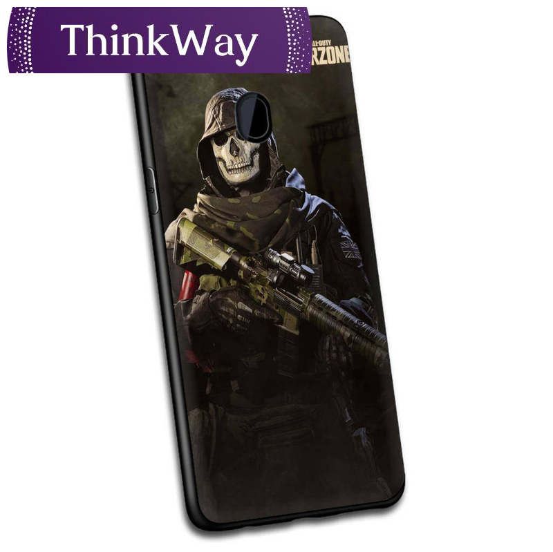 Call of Duty Warzone Silicone Phone Cover Case for OPPO A5s A5 A7  A8 A5 A9 A31 A32 A53  A3s A1 A1K F7 A12 A12S A12E A39 A52 A57 A59