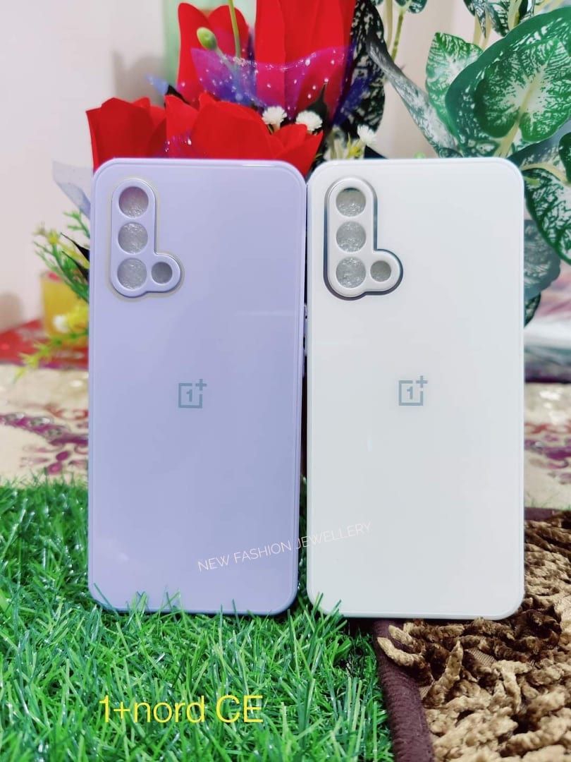 For Oneplus Nord Ce 5G Premium Glass Back Cover Tempered Glass Case - Phone Back Cover