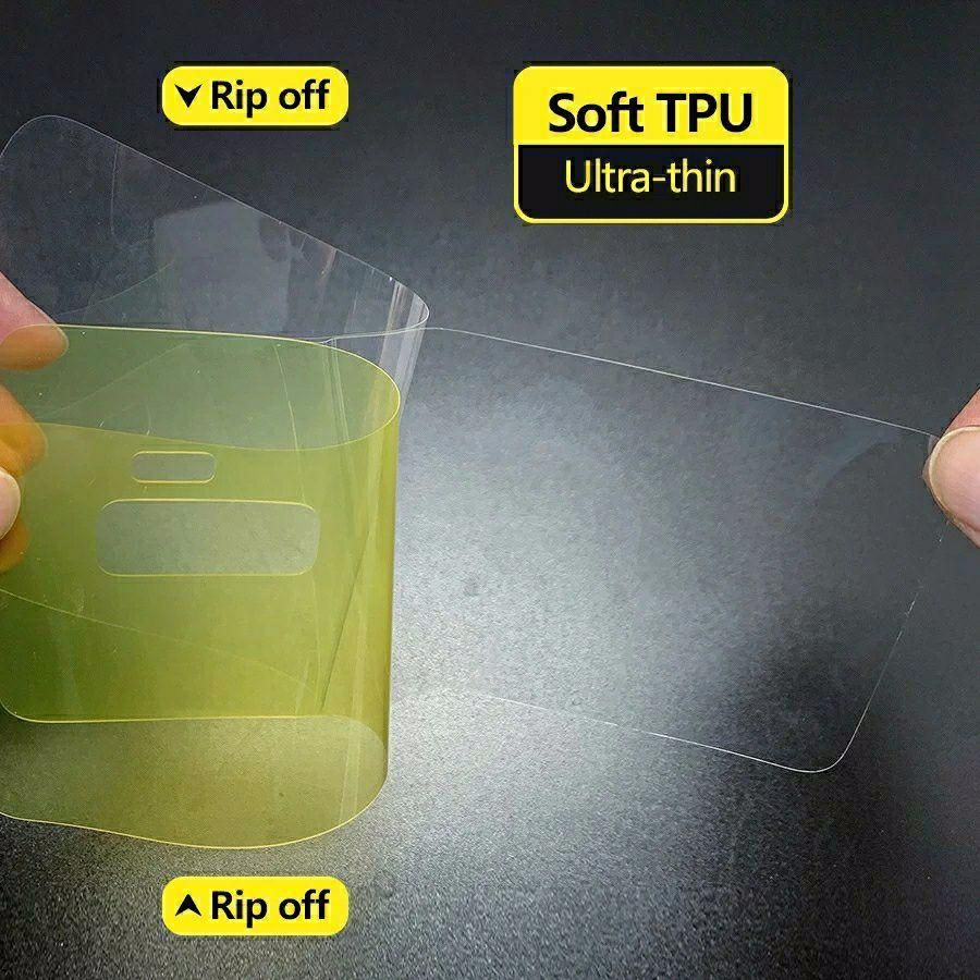 Xaiomi Mi9 Lite/CC9 Original Back Side Poly - Transparent and Rubber