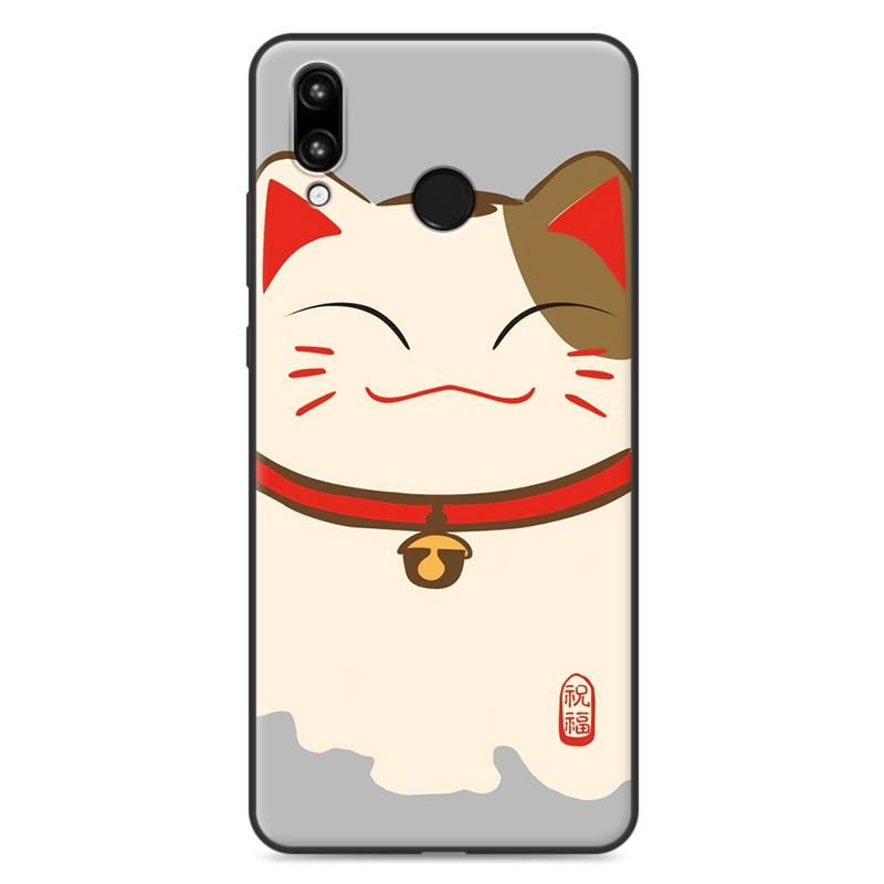 Cartoon Print Soft TPU Silicon Shockproof Case for Huawei P20 Lite