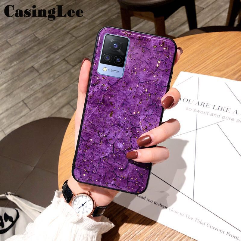 Protect Cover For VIVO V21 Case Luxury Fashion Female Lady Rhinestone For Vivo V21 Soft Phone Cases Cover