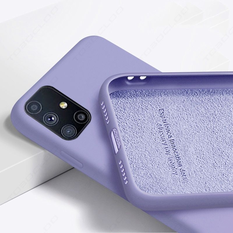 A71 M21 M31 M31S M51 Liquid Silicone Case A10 A30 A50 A50S A70 A11 For Samsung Galaxy  a12 a22 a32 a52 a72 m32 A21S A31 A41 A51