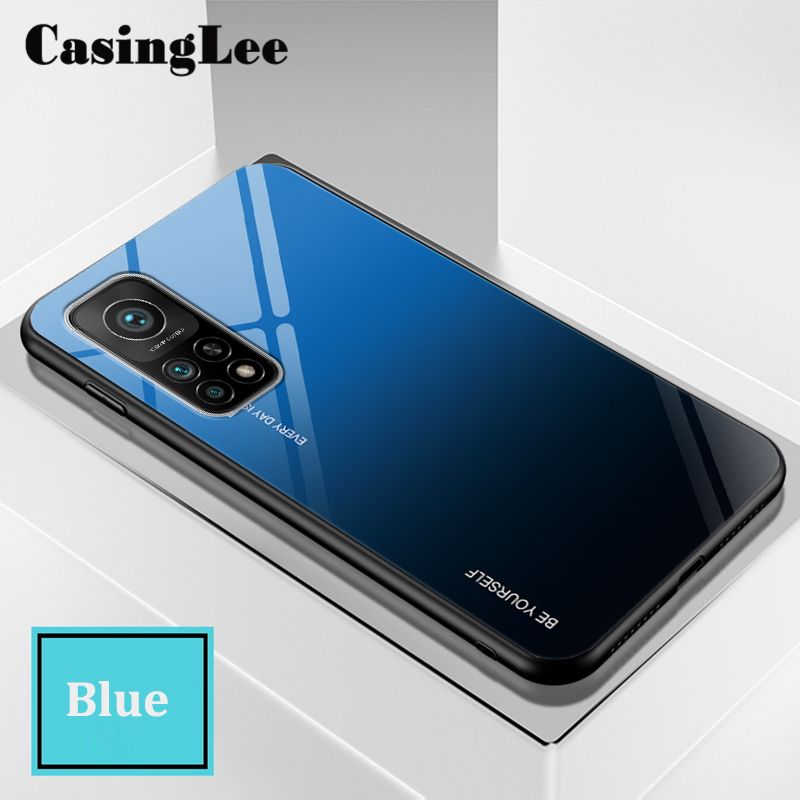Protect Cover For Xiaomi Poco X4 Pro 5G case Gradient Tempered Glass Protector Phone Cases for Mi Poco X4 Pro 5G Back Cover
