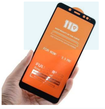 Huawei Y/Y7 pro 2019-6d/11d/21d টেম্পার্ড গ্লাস এইচডি স্ক্রিন প্রোটেক্টর-কালো