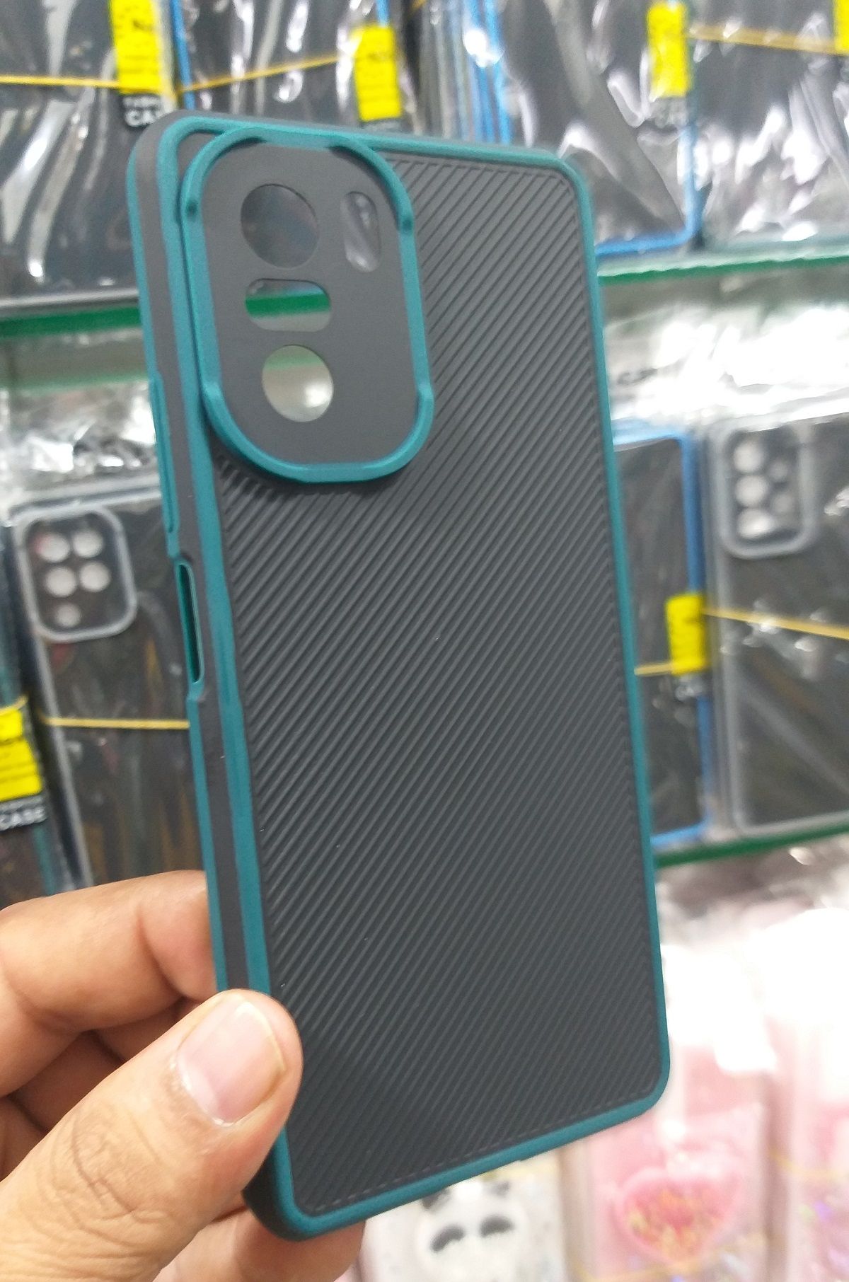 For Xiaomi Redmi K40 K40 Pro | Xiaomi POCO F3 Step Design Hard Cover Anti-Shock Rubber Bumper Hard Casing Back Cover with Bumper and Camera Protector Back Cover