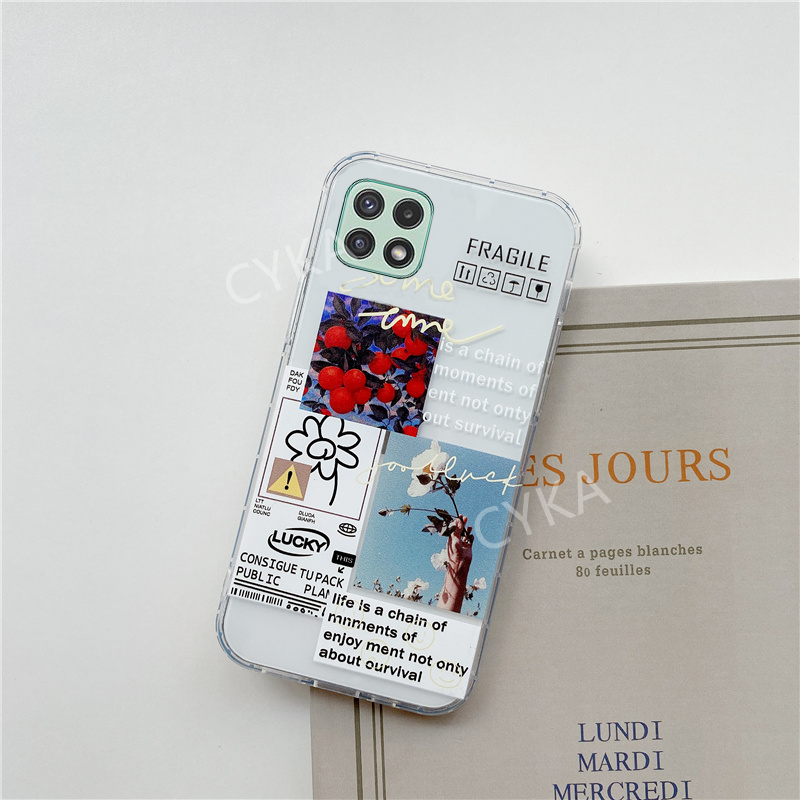 Samsung A22 4G 5G Phone Case SamsungA22 M32 Ins Fashion Soft Case Samsung GalaxyM32 Shockproof Cover Samsung Galaxy A22 5G