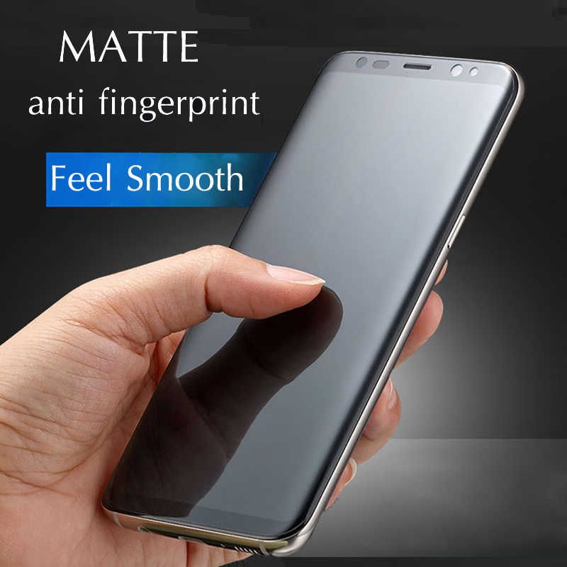 Samsung Galaxy S8 - 9D Ceramic EDGE TO EDGE Anti Broken Full Screen Covered Ceramic Curved Matte Film Screen Protector