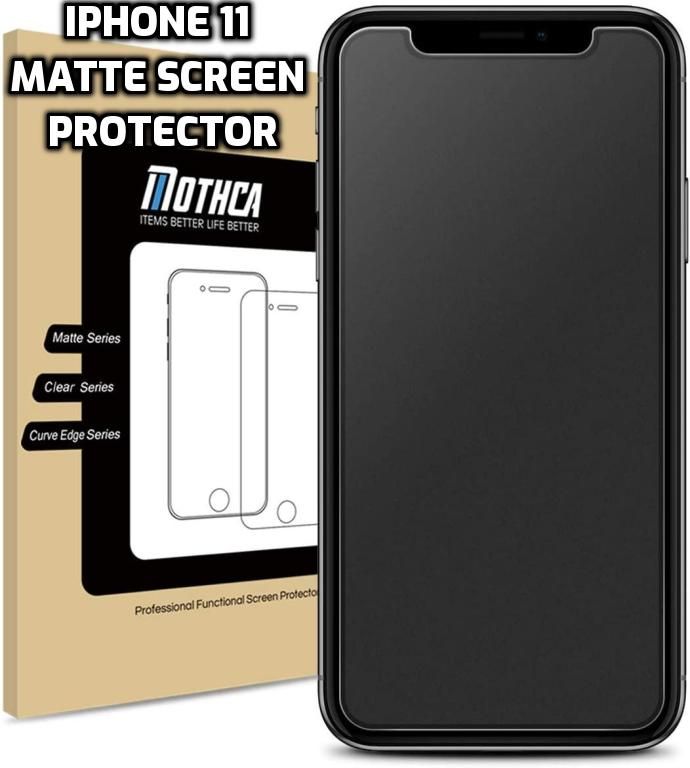 For iPhone_iPhone 11 Premium Anti-Fingerprint Matte Screen Protector Tempered Glass