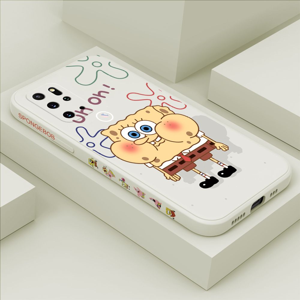 ZeroQiQi for Samsung S20 Plus Case Cartoon Anime Side Printing Cases Soft Liquid Silicone Phone Cover