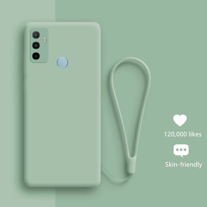 Case For OPPO A53  OPPO A33 Anti Dust Case Ultra Thin Soft Phone Back Cover Low Price Smooth Liquid Silicone Flocking Protective Casing For Smart Phone